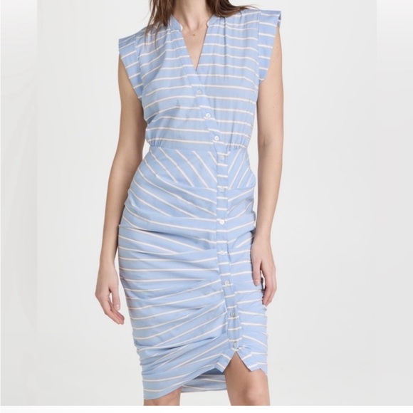 Veronica Beard | Dresses | Veronica Beard Striped Blue And White ...